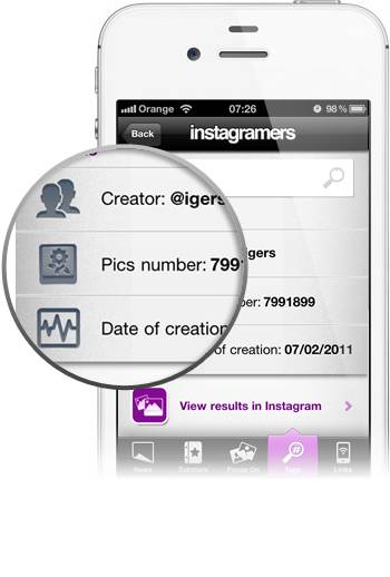 Igers App iPhone