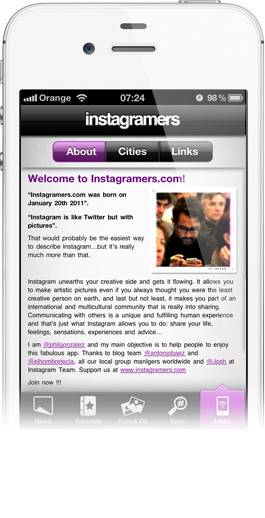 Igers App iPhone