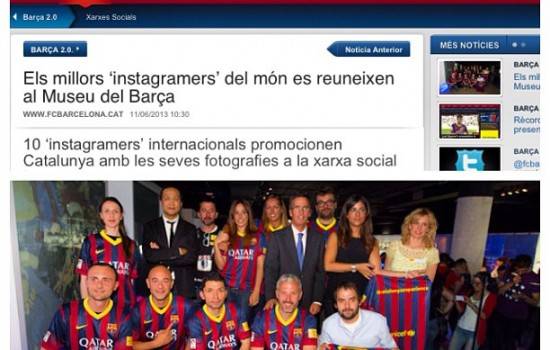 catalunya experience instagram visits fc barcelona instagram