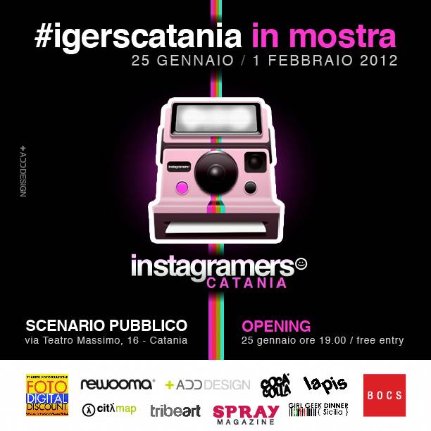 First exhibition of Instagramers Catania, Sicily