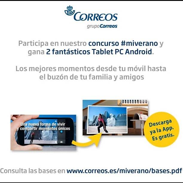 Correos también organiza un concurso en Instagram
