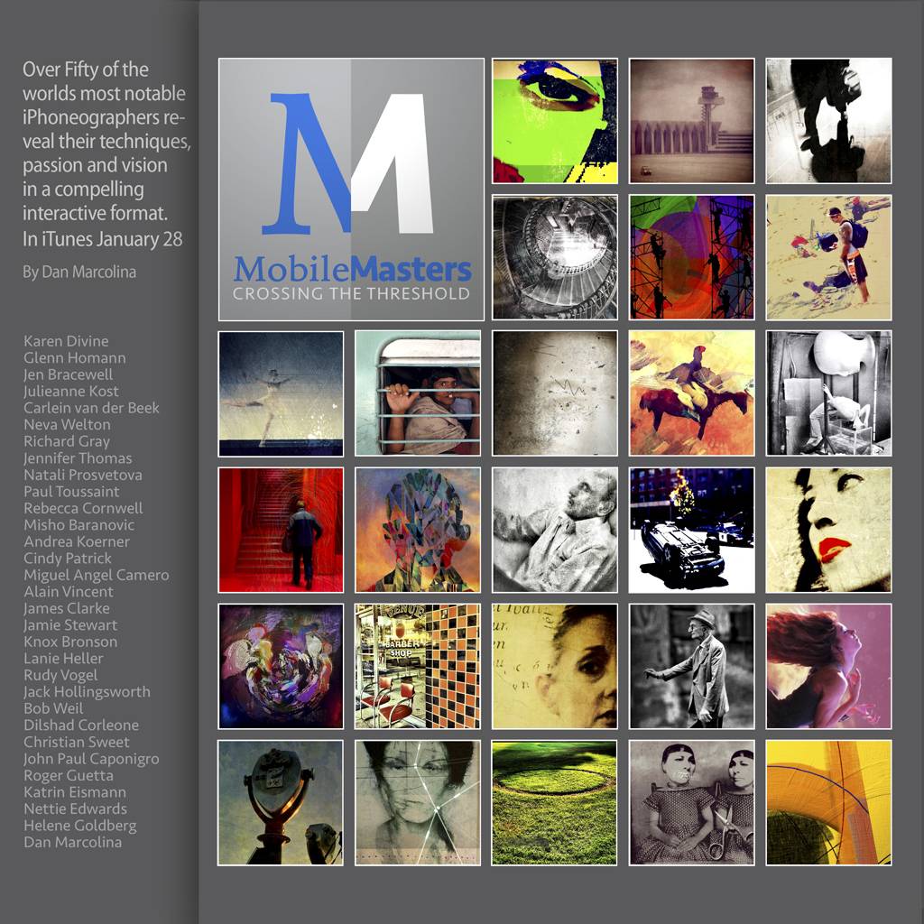 Dan Marcolina´s iPad eBook about Iphoneography to be presented at Mobile Master Session Tomorrow