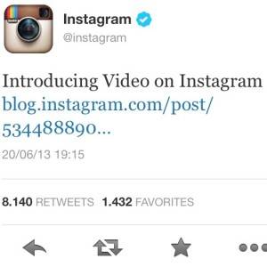 instagram video announcement