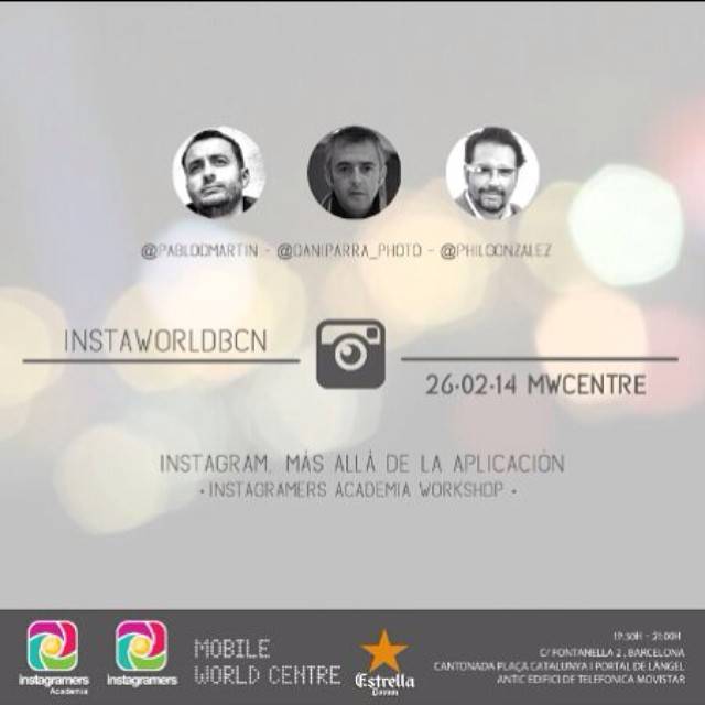 Instagramers Academia Third Mobile Photography Workshop in Barcelona during World Mobile Congress