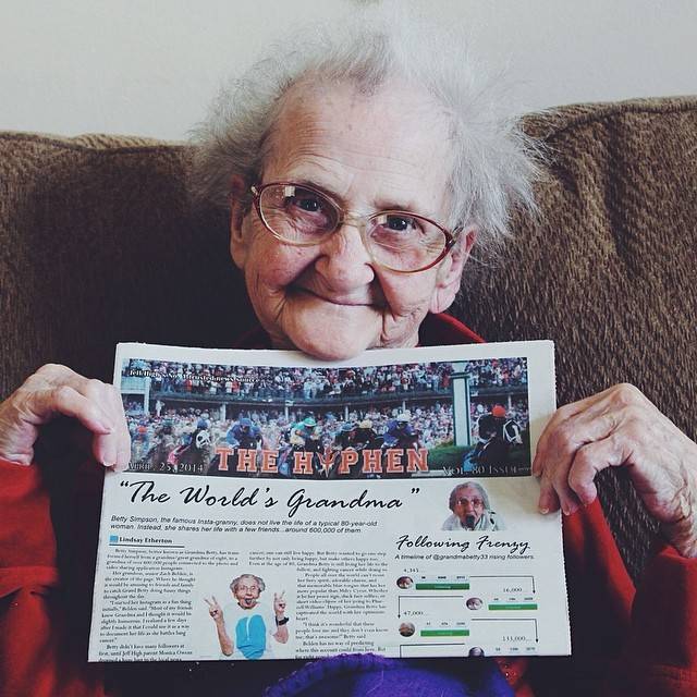 Cutest Grandma on Instagram is Battling Cancer with 630,000 Friends