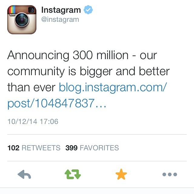 Instagram supera los 300 millones de usuarios y los 70 millones de fotos al día