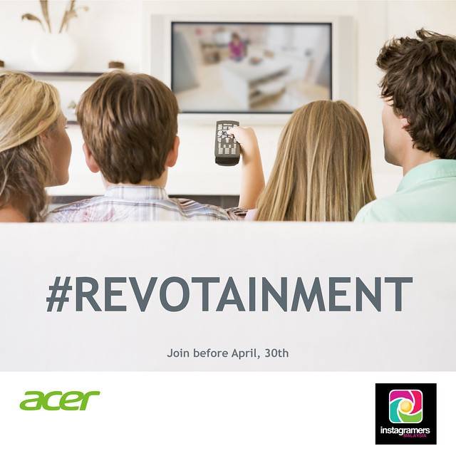 Join the #Revotainment contest with Acer on Instagram!