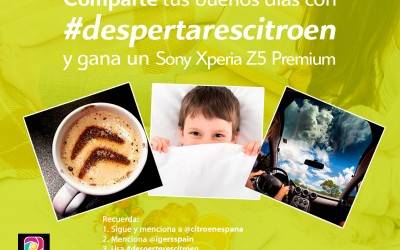Participa con Citröen España al concurso #DespertaresCitroen en Instagram y gana fantásticos premios