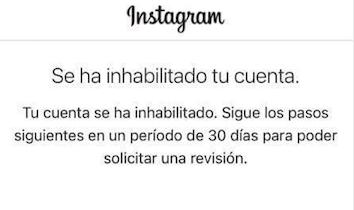 Cómo recuperar una cuenta deshabilitada de Instagram