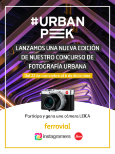 Architecture contest on Instagram with Ferrovial